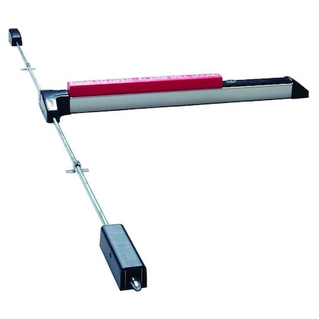 Detex 36" Surface Vertical Rod Exit Device with Electric Alarm with Battery Less Dogging V50EBLD62836